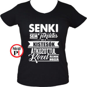 testvér póló tökéletes női fekete