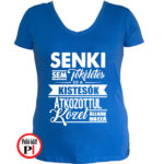 testvér póló tökéletes női kék