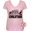 állat póló farkas evolúció pink