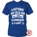 állat póló kutya célja kék
