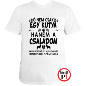 állat póló kutya család fehér