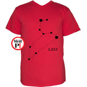 horoszkóp póló leo piros