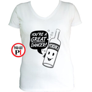 ivos póló vodka dancer női fehér
