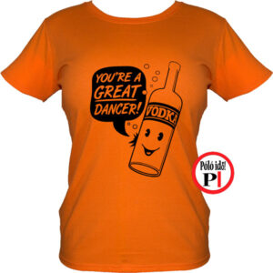 ivos póló vodka dancer női narancs