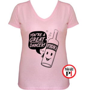 ivos póló vodka dancer női pink