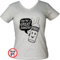 ivos póló vodka dancer női szürke