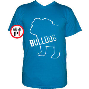 kutya póló bulldog vkék