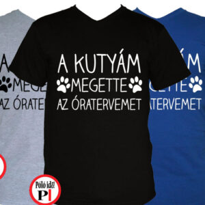 kutya póló megette