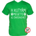 kutya póló megette zöld