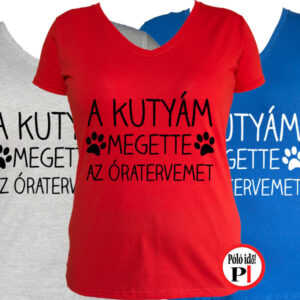 kutya póló megette női