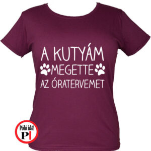 Női Megette Az Órarendem Póló