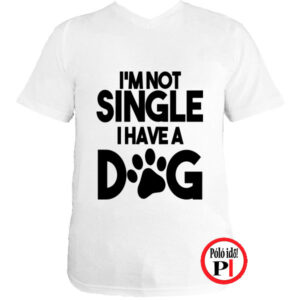 kutya póló not single fehér
