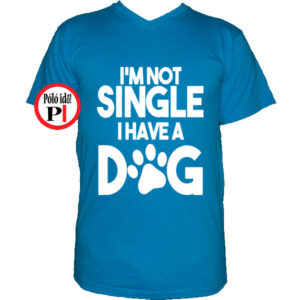 kutya póló not single vkék