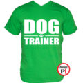 kutya póló,trainer zöld