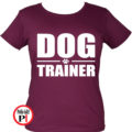 kutya póló trainer női burgundi