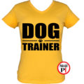 kutya póló trainer női citrom
