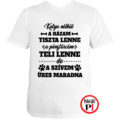 kutya póló üres fehér
