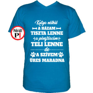 kutya póló üres vkék