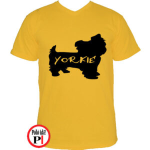 kutya póló yorkie citrom
