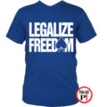 poker póló legalize kék