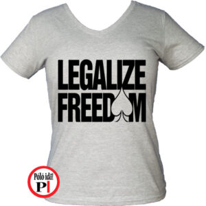 poker póló legalize női szürke