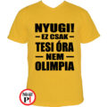 sport póló olimpia citrom