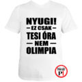 sport póló olimpia fehér