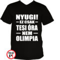 sport póló olimpia fekete