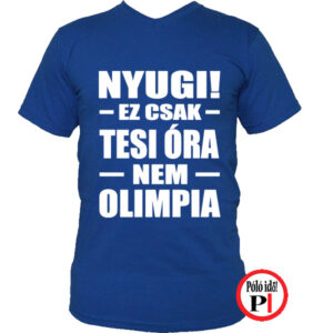 sport póló olimpia kék