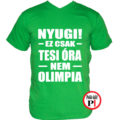 sport póló olimpia zöld