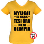 sport póló olimpia női citrom
