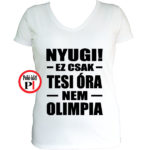 sport póló olimpia női fehér