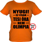 sport póló olimpia női narancs