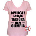 sport póló olimpia női pink