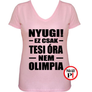 sport póló olimpia női pink