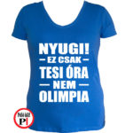 sport póló olimpia női kék