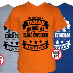 tanár póló előző évfolyam