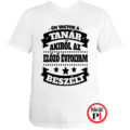 tanár póló előző évfolyam fehér
