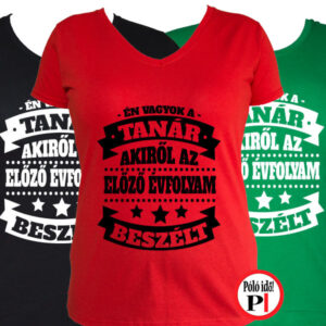 tanár póló előző évfolyam női