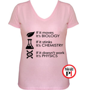 tanár póló if it női pink