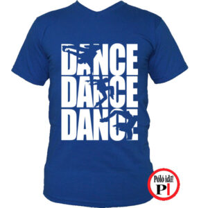 tánc póló dance dance dance kék