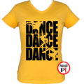 tánc póló dance dance dance női citrom