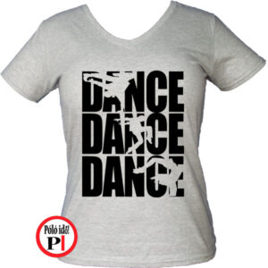tánc póló dance dance dance női szürke