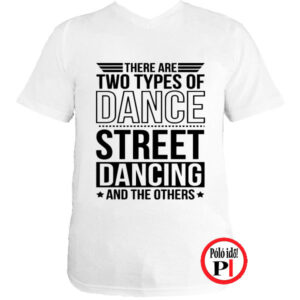 tánc póló street fehér