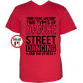 tánc póló street piros