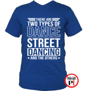 tánc póló street kék