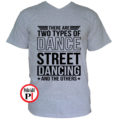 tánc póló street szürke