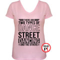 tánc póló street női pink