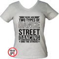 tánc póló street női szürke