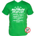asztalos póló óradíjak zöld